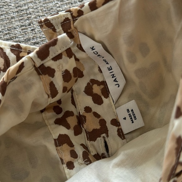 Size 4 Janie and Jack Leopard Dress - Picture 3 of 4